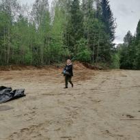 Уборка кладбища