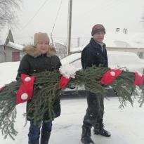 Возложение гирлянды Славы 2022